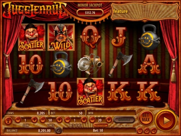 Jugglenaut video pokie Habanero