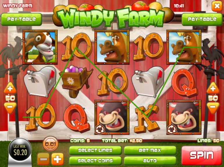 Windy Farm video pokie