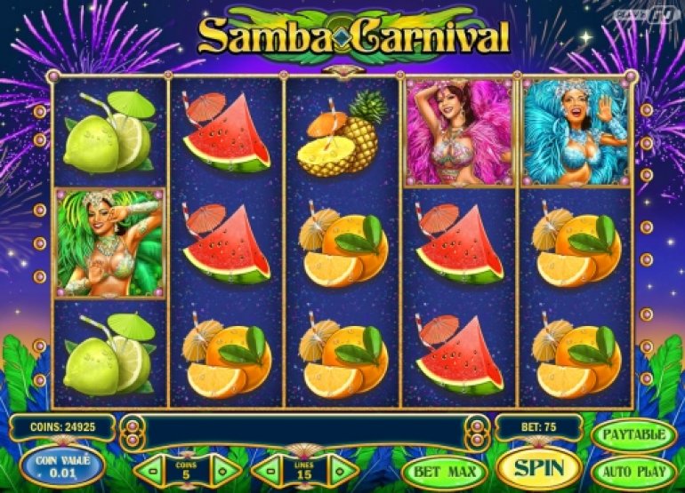 Samba Carnival pokie machine
