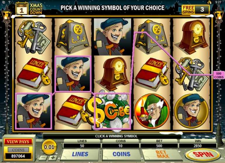 Scrooge video pokie