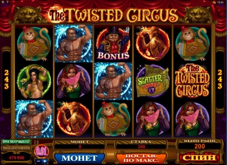 Slot Machines about Circus