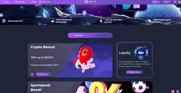 Crypto bonus 150% up to $/€100 at Bet It All: Bet it All Online Casino