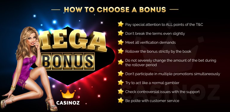 choosing best casino bonuses