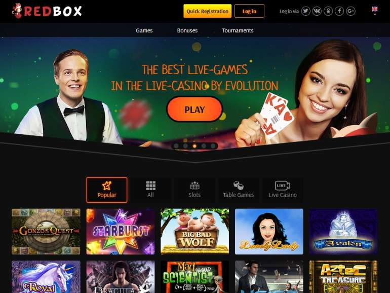 in Red Box Casino Red Box Casino