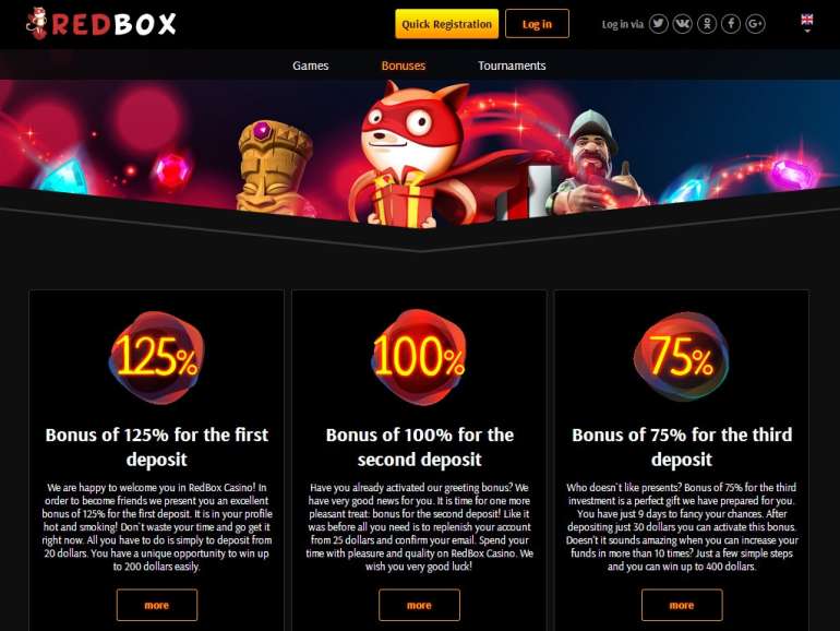 in Red Box Casino Red Box Casino