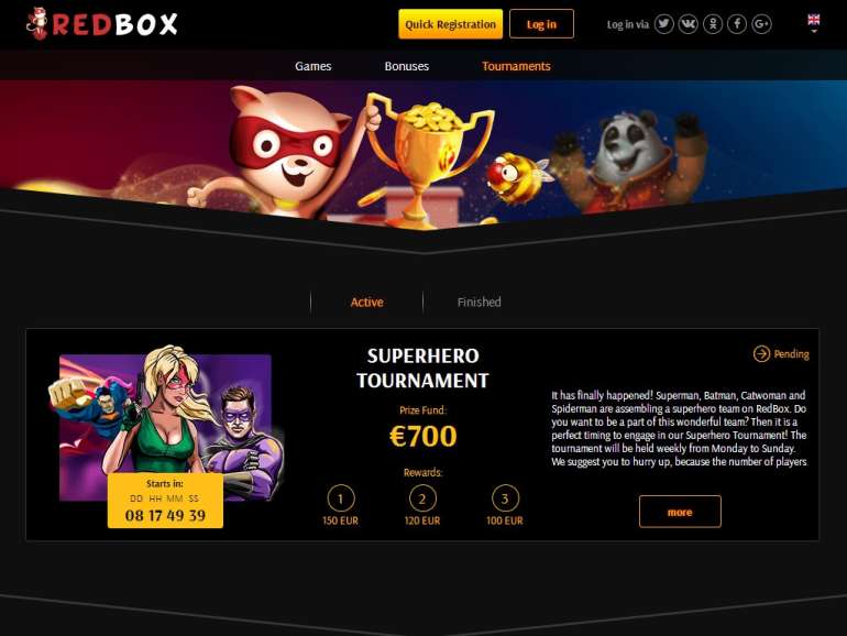 in Red Box Casino Red Box Casino