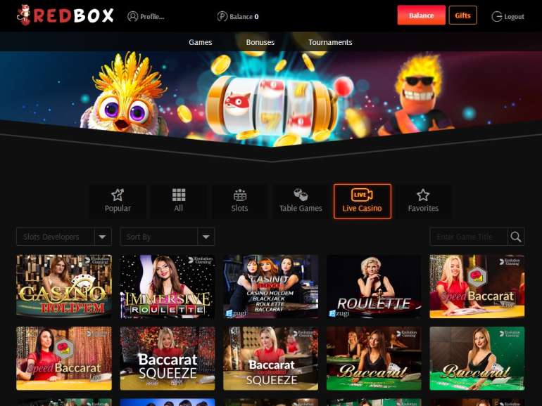 in Red Box Casino Red Box Casino