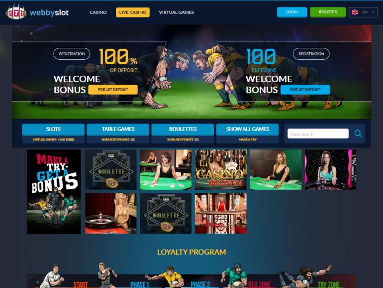 in Webbyslot Casino in Webbyslot casino