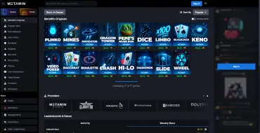 Metawin Casino: Games