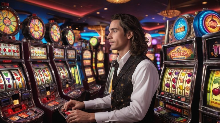 A cocky pokie fan