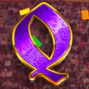 Q symbol in Bulls Run Wild pokie