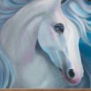 White horse symbol in Wild Wild Horses pokie