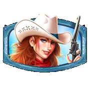 Symbol Cowgirl symbol in Wild West Gold pokie