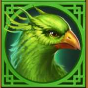 Green bird symbol in Phoenix Queen pokie