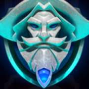 Blue head symbol in Towering Pays Excalibur pokie