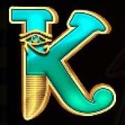 K symbol in Book of Fallen pokie
