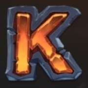 K symbol in Beasts of Fire pokie