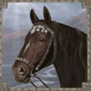 Black horse symbol in Mongol Treasures pokie