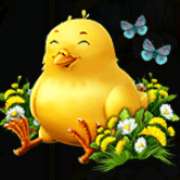 Chick symbol in Retro Easter pokie