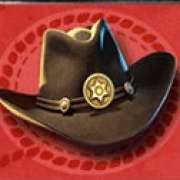 Hat symbol in Wanted Wildz pokie