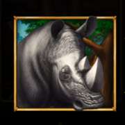Rhinoceros symbol in Savannah's Queen pokie