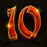 10 symbol in Rise of the Dragon pokie