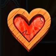 Hearts symbol in Khan's Wild Quest pokie