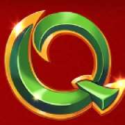 Q symbol in 9 Burning Dragons pokie