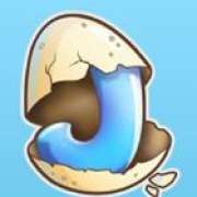 Символ J symbol in Scruffy Duck pokie