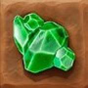 The stones are green symbol in Dynamite Miner pokie