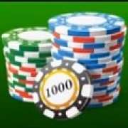 Casino chips symbol in Viva Dollar Xtra Choice pokie