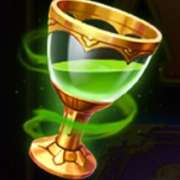 Cup symbol in Book of Wizard: Crystal Chance pokie