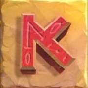 K symbol in Gods of Egypt pokie