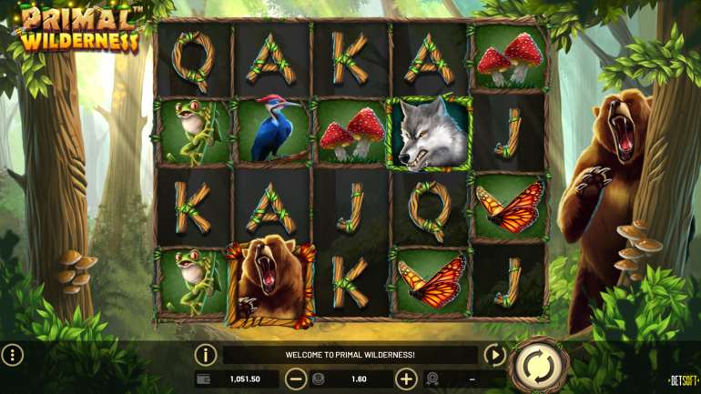 Slot's design in Primal Wilderness Primal Wilderness