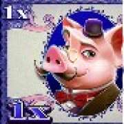 1x symbol in Piggy Bank Bills pokie