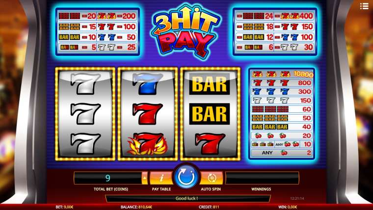 Play 3 Hit Pay pokie NZ