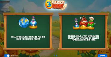3 Plucky Hens: Slot machine
