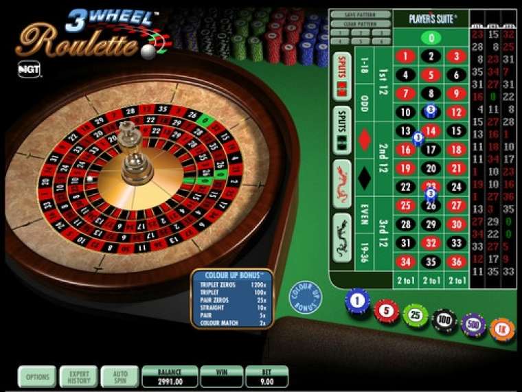 Play 3 Wheel Roulette in NZ
