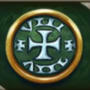 Coin symbol in Crusader pokie