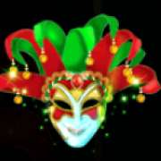 Green mask symbol in Mystery Of Venice pokie