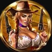 Girl symbol in Outlaws pokie