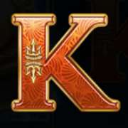 K symbol in Book of Sirens Golden Pearl pokie
