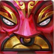 Red mask symbol in Pacific Gold pokie