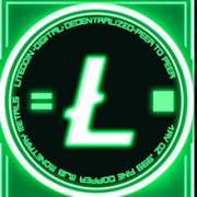 Litecoin symbol in Blockchain Megaways pokie