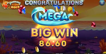 4 Fantastic Fish Gold: Winnings