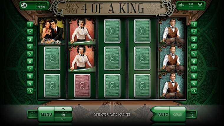 Play 4 of a King pokie NZ