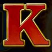 K symbol in Queen of the Sun pokie