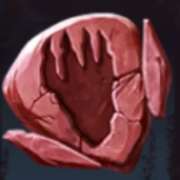 Red paw symbol in Raging Rex 2 pokie