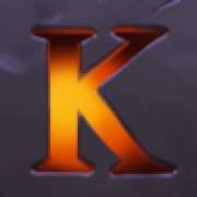 K symbol in Hammer of Vulcan pokie