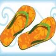 Flip-flops symbol in Cash Wave pokie